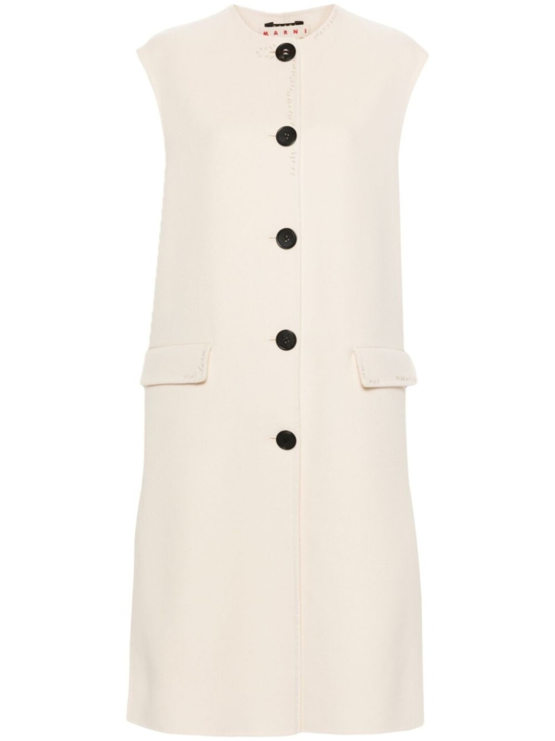 Marni безрукавка с вышитым логотипом, нейтральный цвет
Marni безрукавка с вышитым логотипом, нейтральный цвет