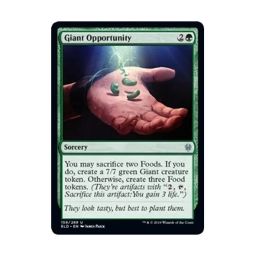 CCG Гигантская возможность (U), MTG - Throne of Eldraine
CCG Гигантская возможность (U), MTG - Throne of Eldraine