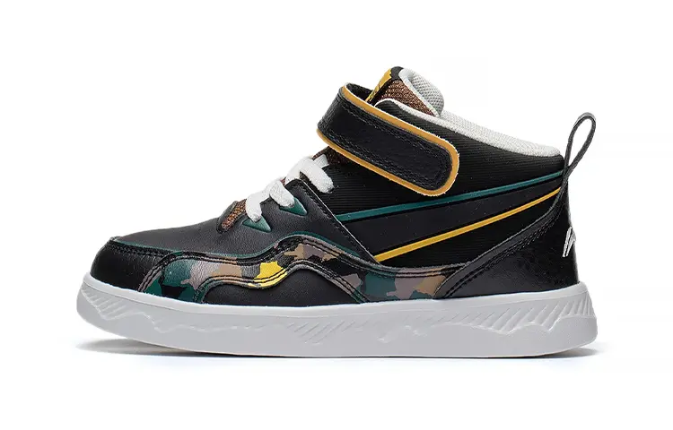 Детские кроссовки для скейтбординга PS Mid-top, черные/синие/желтые Lining Young
Детские кроссовки для скейтбординга PS Mid-top, черные/синие/желтые Lining Young