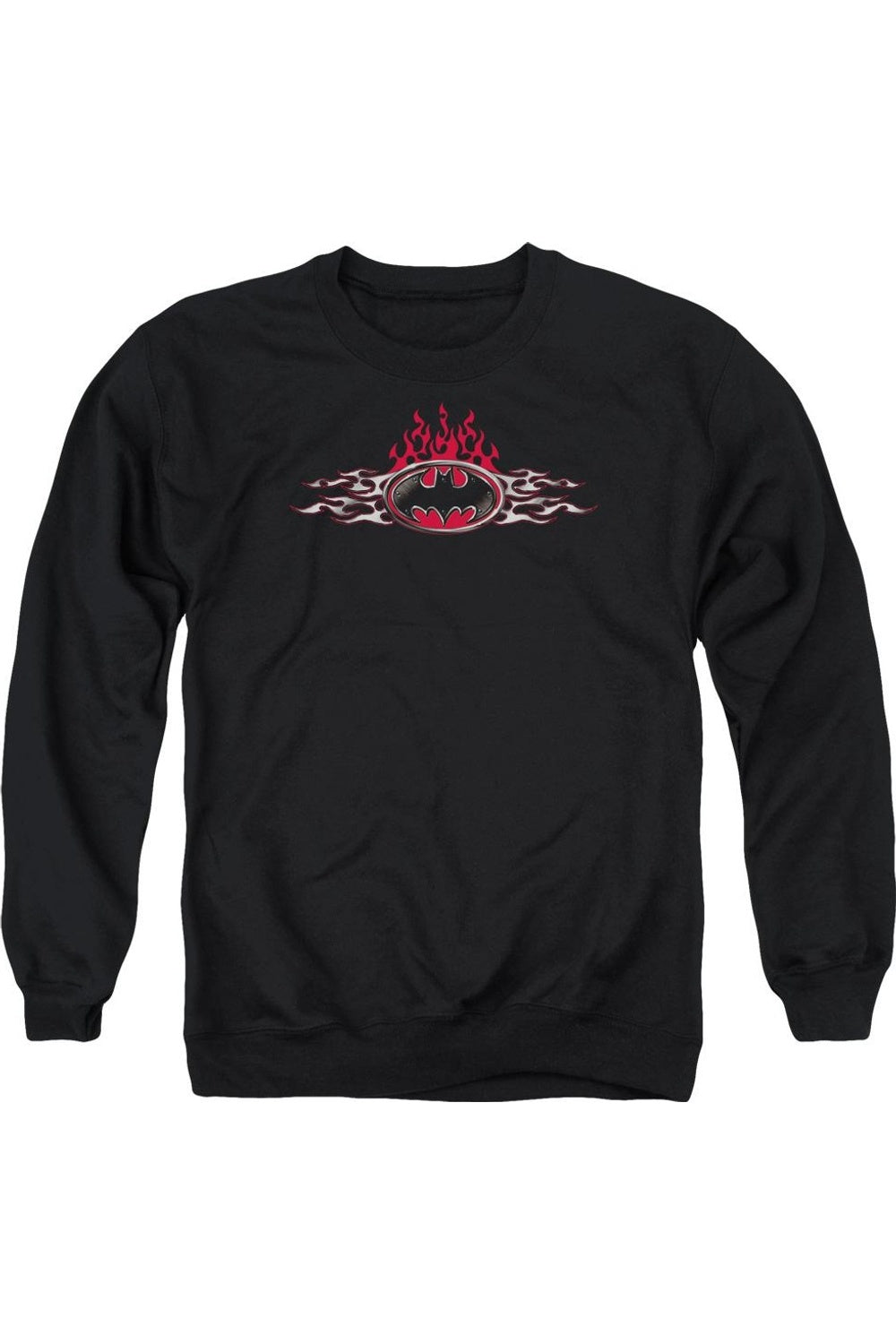 Толстовка Batman Steel Flames Logo для взрослых с круглым вырезом Gildan, черный
Толстовка Batman Steel Flames Logo для взрослых с круглым вырезом Gildan, черный