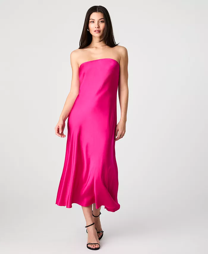 Женское сатиновое миди-платье Oona без бретелей French Connection, розовый
Женское сатиновое миди-платье Oona без бретелей French Connection, розовый