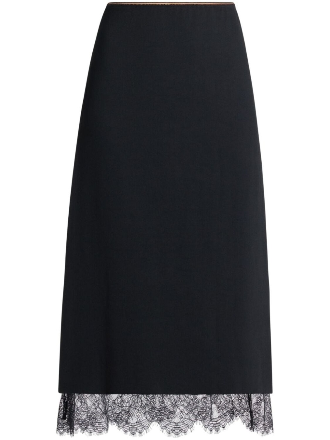 Юбка прямого кроя с кружевными вставками Vince, черный
Юбка прямого кроя с кружевными вставками Vince, черный