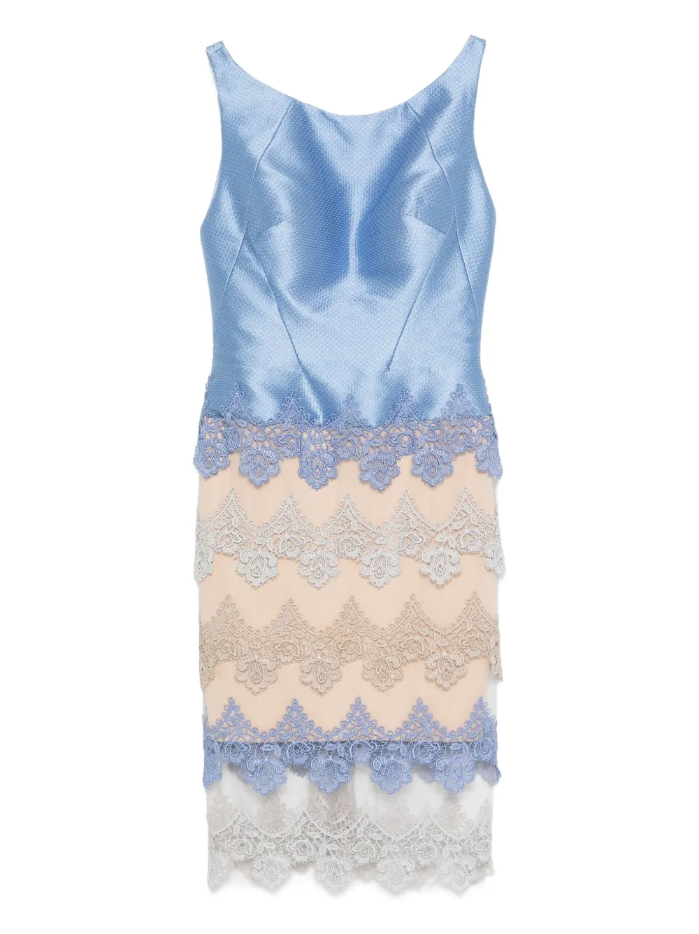 Платье без рукавов с кружевной вставкой Gemy Maalouf, синий
Платье без рукавов с кружевной вставкой Gemy Maalouf, синий