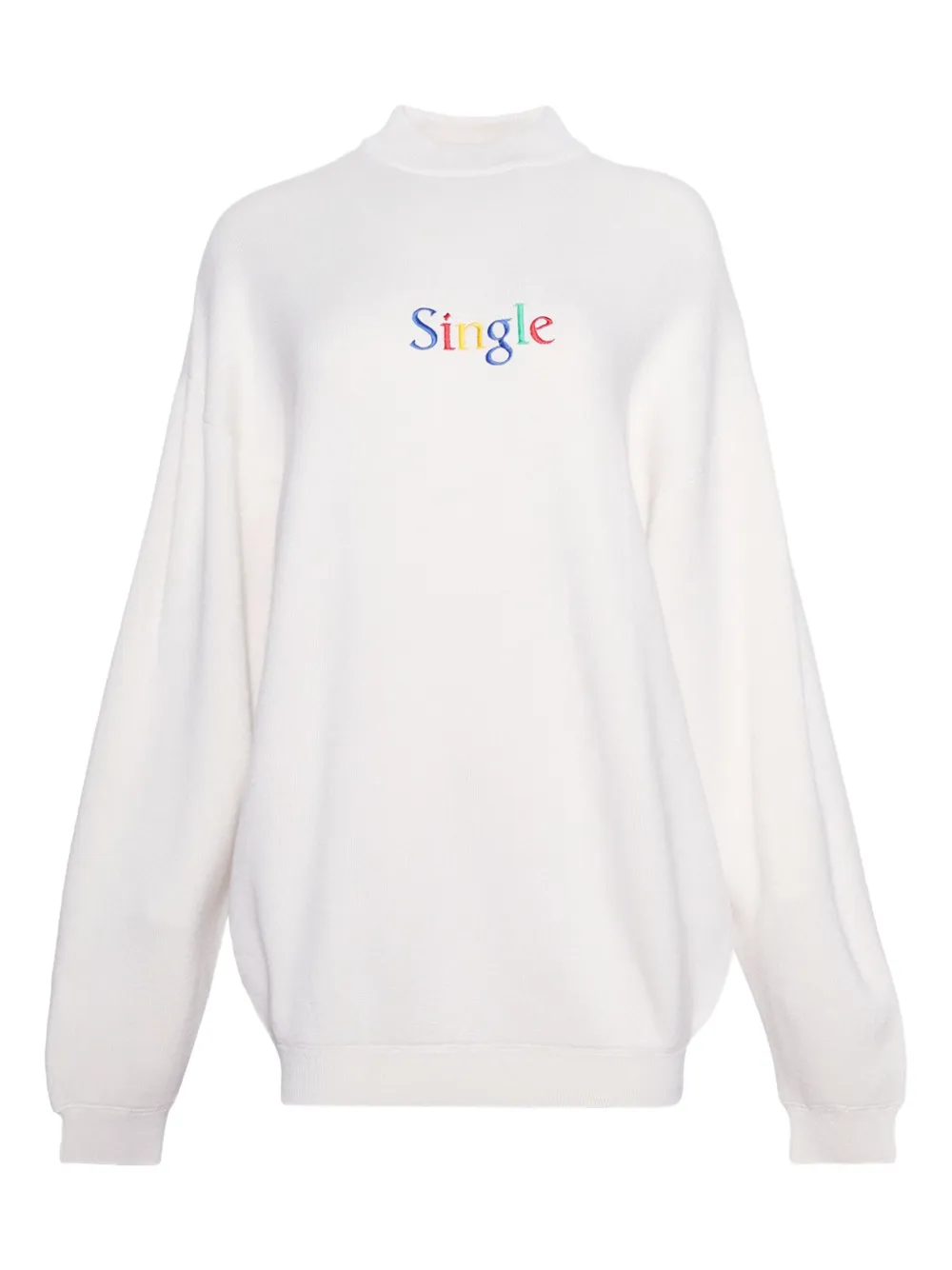 Толстовка с вышивкой VETEMENTS, белый
Толстовка с вышивкой VETEMENTS, белый