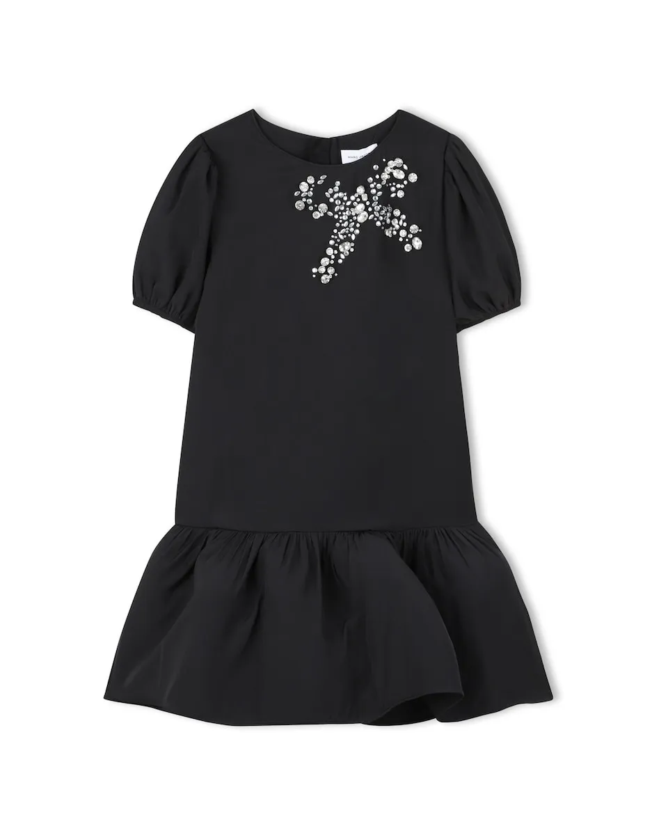 Детское платье черного цвета с коротким рукавом Marc Jacobs
Детское платье черного цвета с коротким рукавом Marc Jacobs