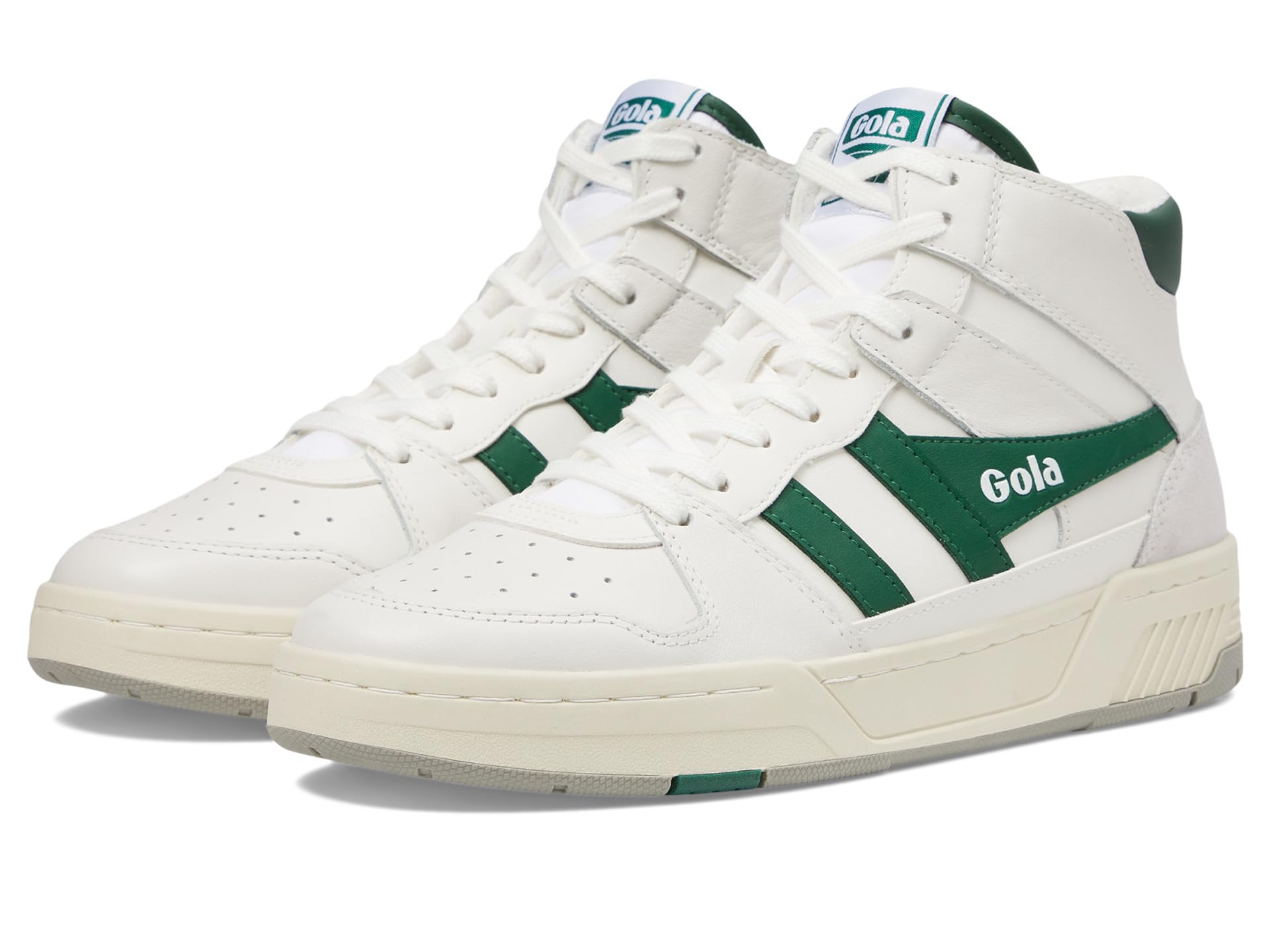Кроссовки Gola Allcourt High, White/Green 
Кроссовки Gola Allcourt High, White/Green