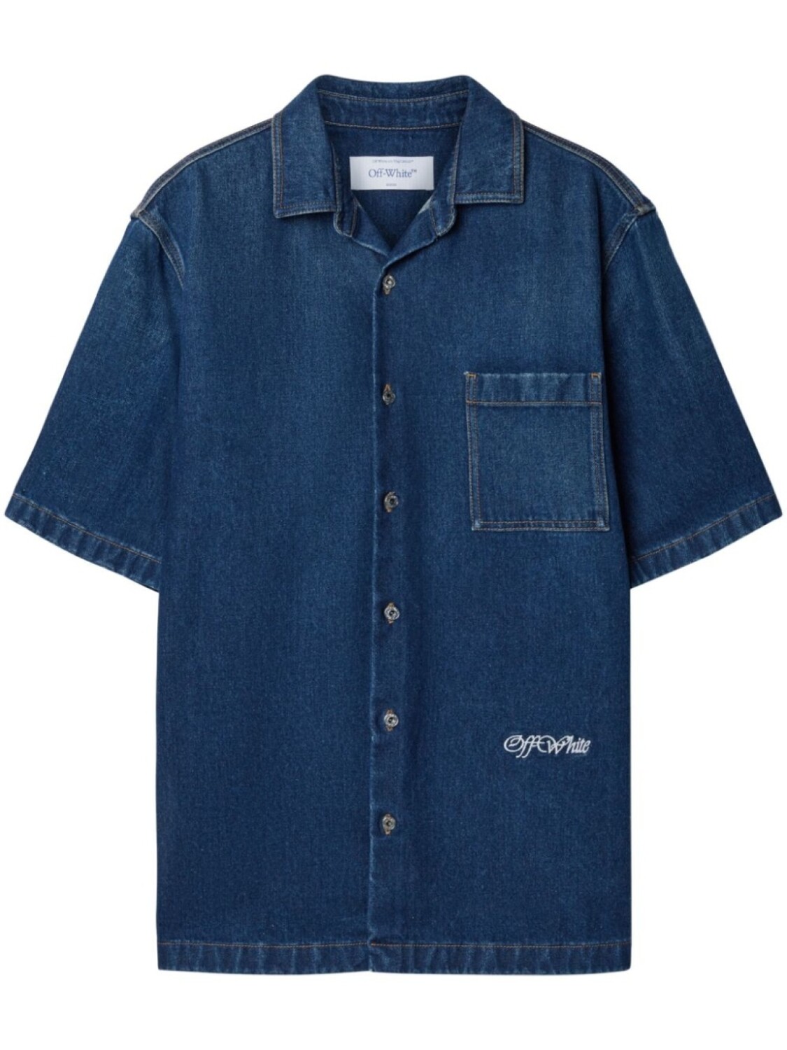 Off-White рубашка Denim, синий
Off-White рубашка Denim, синий