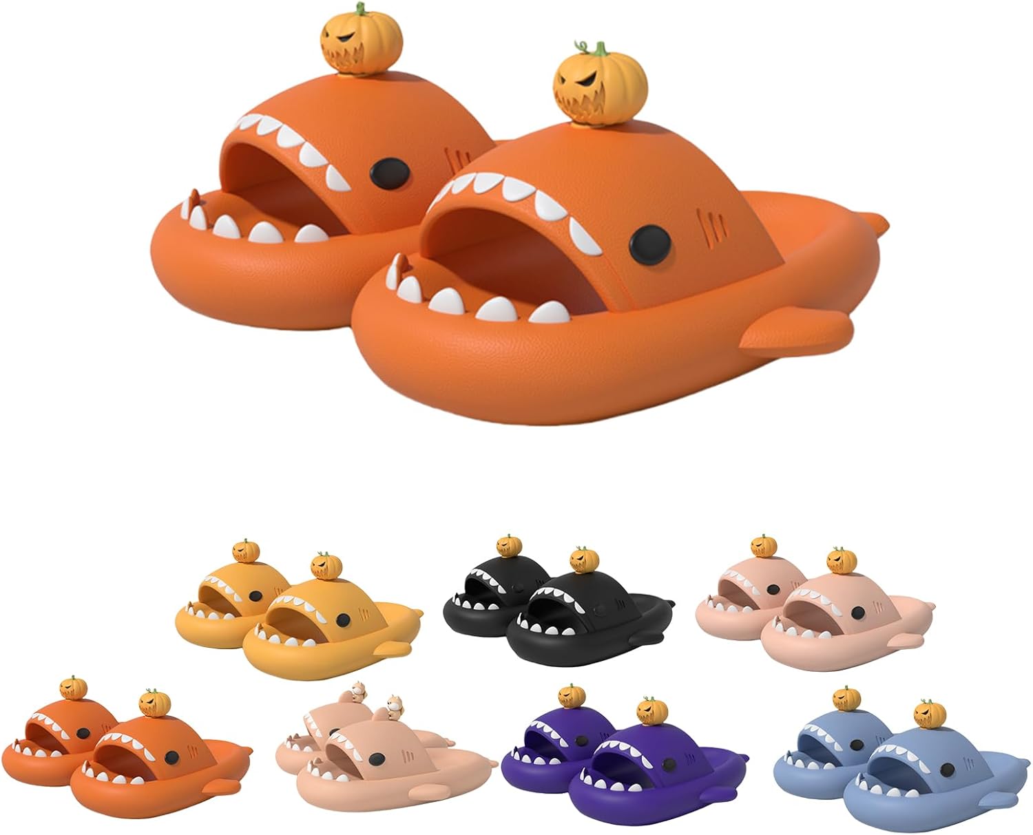 Шлепанцы с изображением акулы, рождественские шлепанцы с акулой, шлепанцы с акулой на Хэллоуин, мультяшные нескользящие шлепанцы с толстой подошвой для женщин и мужчин Generic, оранжевый
Шлепанцы с изображением акулы, рождественские шлепанцы с акулой, шлепанцы с акулой на Хэллоуин, мультяшные нескользящие шлепанцы с толстой подошвой для женщин и мужчин Generic, оранжевый