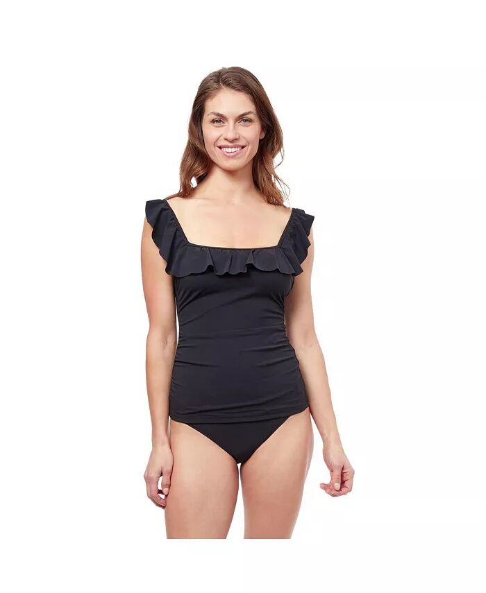 Женский купальник-топ-танкини с квадратным вырезом и оборками Tutti Frutti Profile by Gottex, черный
Женский купальник-топ-танкини с квадратным вырезом и оборками Tutti Frutti Profile by Gottex, черный