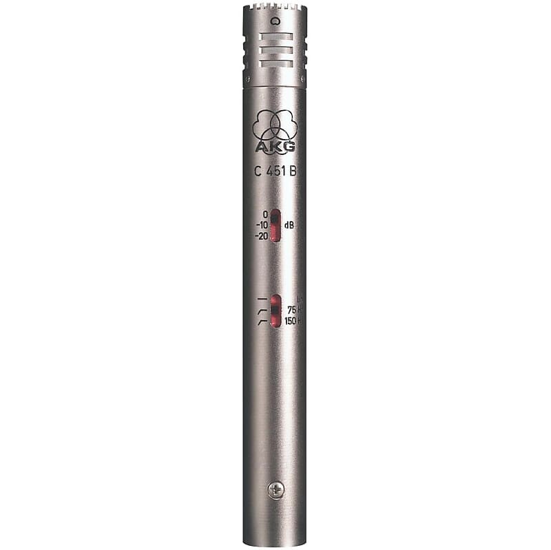 Конденсаторный микрофон AKG C451B Small Diaphragm Cardioid Condenser Microphone
Конденсаторный микрофон AKG C451B Small Diaphragm Cardioid Condenser Microphone