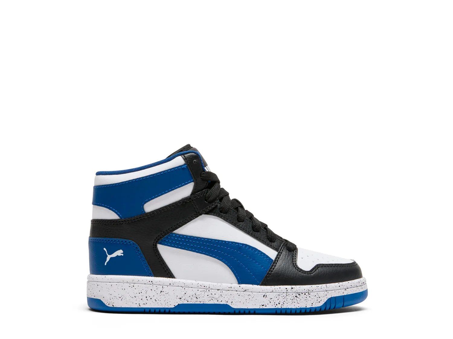 Кроссовки Puma Rebound Layup RCL High-Top Sneaker - Kids', белый/черный/синий
Кроссовки Puma Rebound Layup RCL High-Top Sneaker - Kids', белый/черный/синий