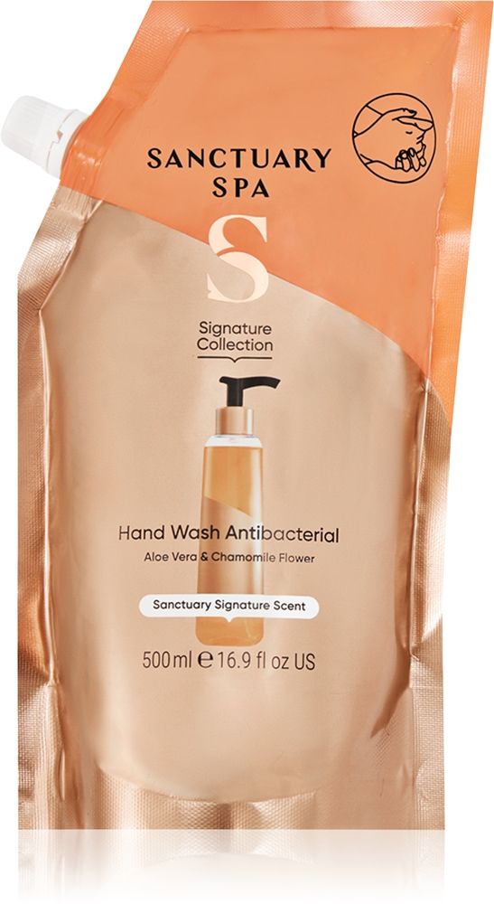 Питательное жидкое мыло фирменной коллекции с антибактериальными ингредиентами Sanctuary Spa, užpildas 500 мл
Питательное жидкое мыло фирменной коллекции с антибактериальными ингредиентами Sanctuary Spa, užpildas 500 мл