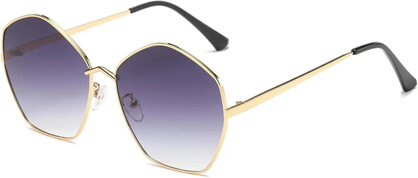 Модные солнцезащитные очки неправильной формы с многоугольными линзами, ретро-очки из металла, минималистичные солнцезащитные очки для женщин TKKTLLT, Gold Gradient Grey
Модные солнцезащитные очки неправильной формы с многоугольными линзами, ретро-очки из металла, минималистичные солнцезащитные очки для женщин TKKTLLT, Gold Gradient Grey