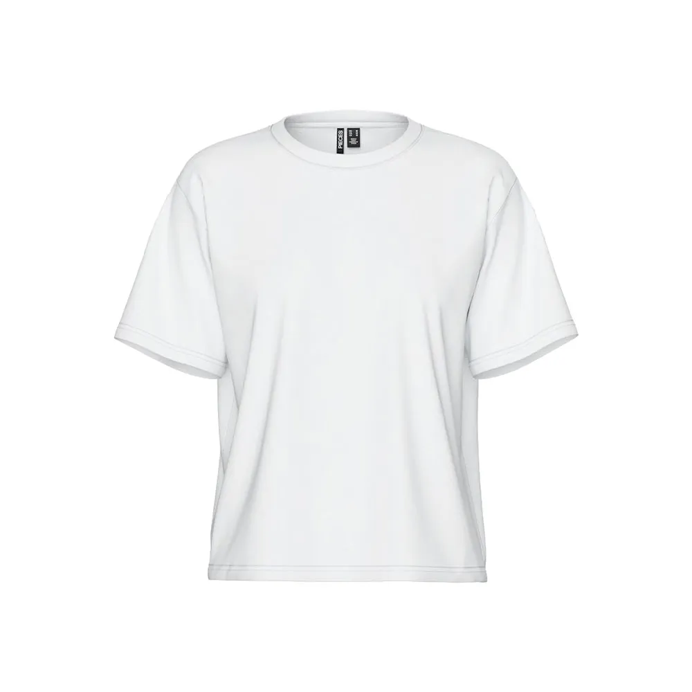 Футболка с коротким рукавом Pieces Skylar, белый 
Футболка с коротким рукавом Pieces Skylar, белый