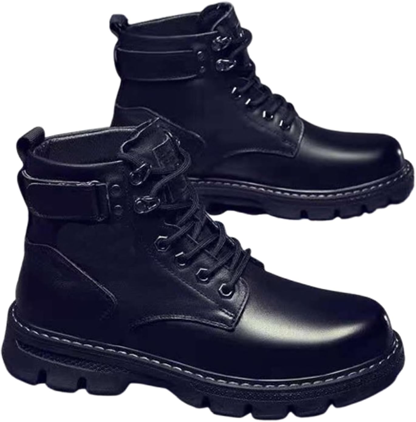 Мужские ботинки, военные ботинки, кожаные ботинки, черные ботинки, средние походные ботинки с противоскользящей подошвой Generic
Мужские ботинки, военные ботинки, кожаные ботинки, черные ботинки, средние походные ботинки с противоскользящей подошвой Generic