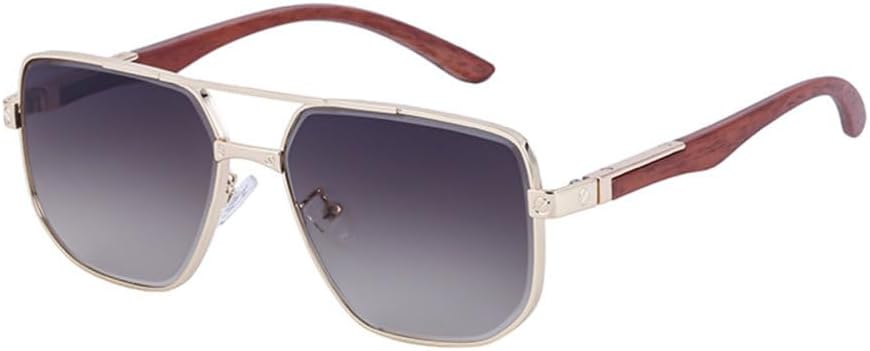 Солнцезащитные очки MUTYNE Fashion с двойной перемычкой под дерево, увеличенного размера, металлическим оправой и квадратной формой, защита от ультрафиолета UV400, Tea Grey
Солнцезащитные очки MUTYNE Fashion с двойной перемычкой под дерево, увеличенного размера, металлическим оправой и квадратной формой, защита от ультрафиолета UV400, Tea Grey