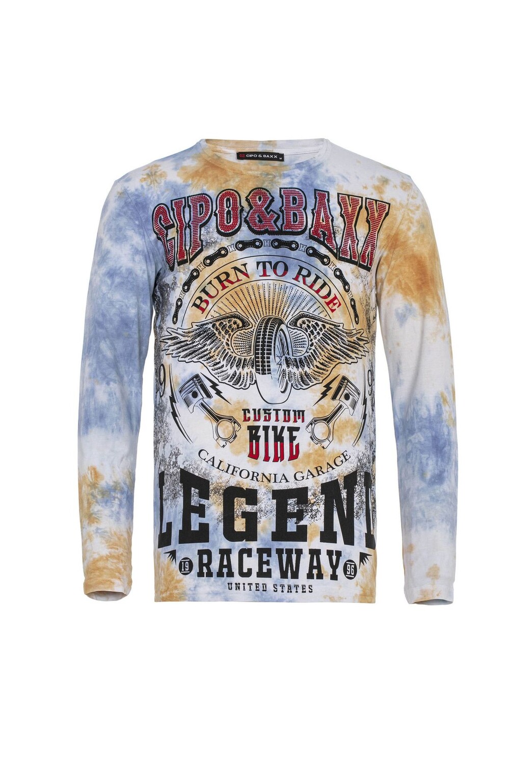 Рубашка с длинными рукавами в прохладном цветовом градиенте CIPO & BAXX, цвет Orange Blue
Рубашка с длинными рукавами в прохладном цветовом градиенте CIPO & BAXX, цвет Orange Blue