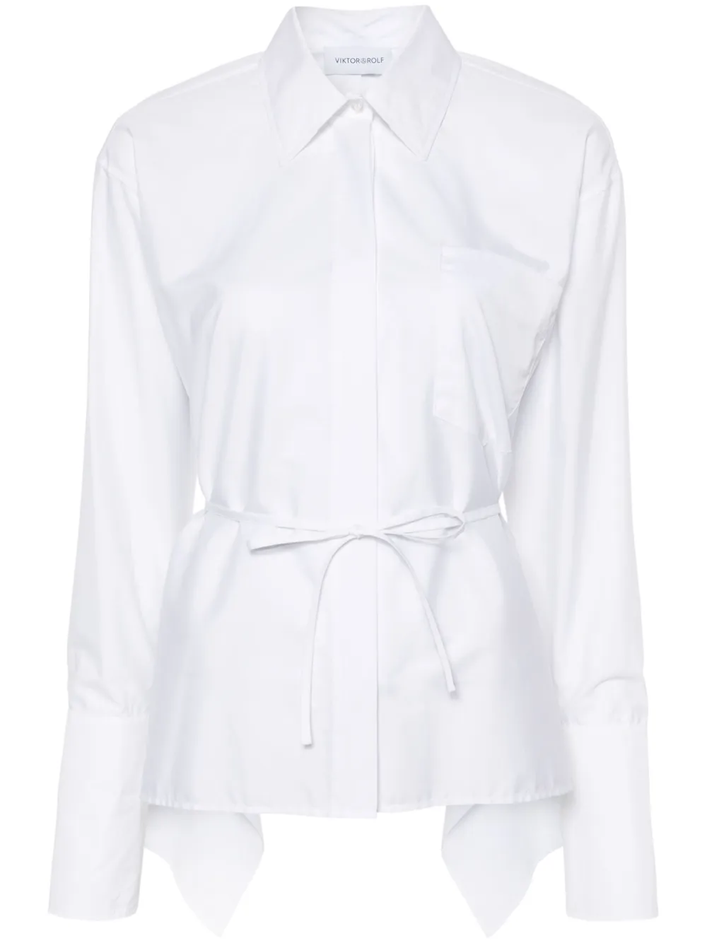 Рубашка Volant с открытой спиной и завязками Viktor & Rolf, белый
Рубашка Volant с открытой спиной и завязками Viktor & Rolf, белый