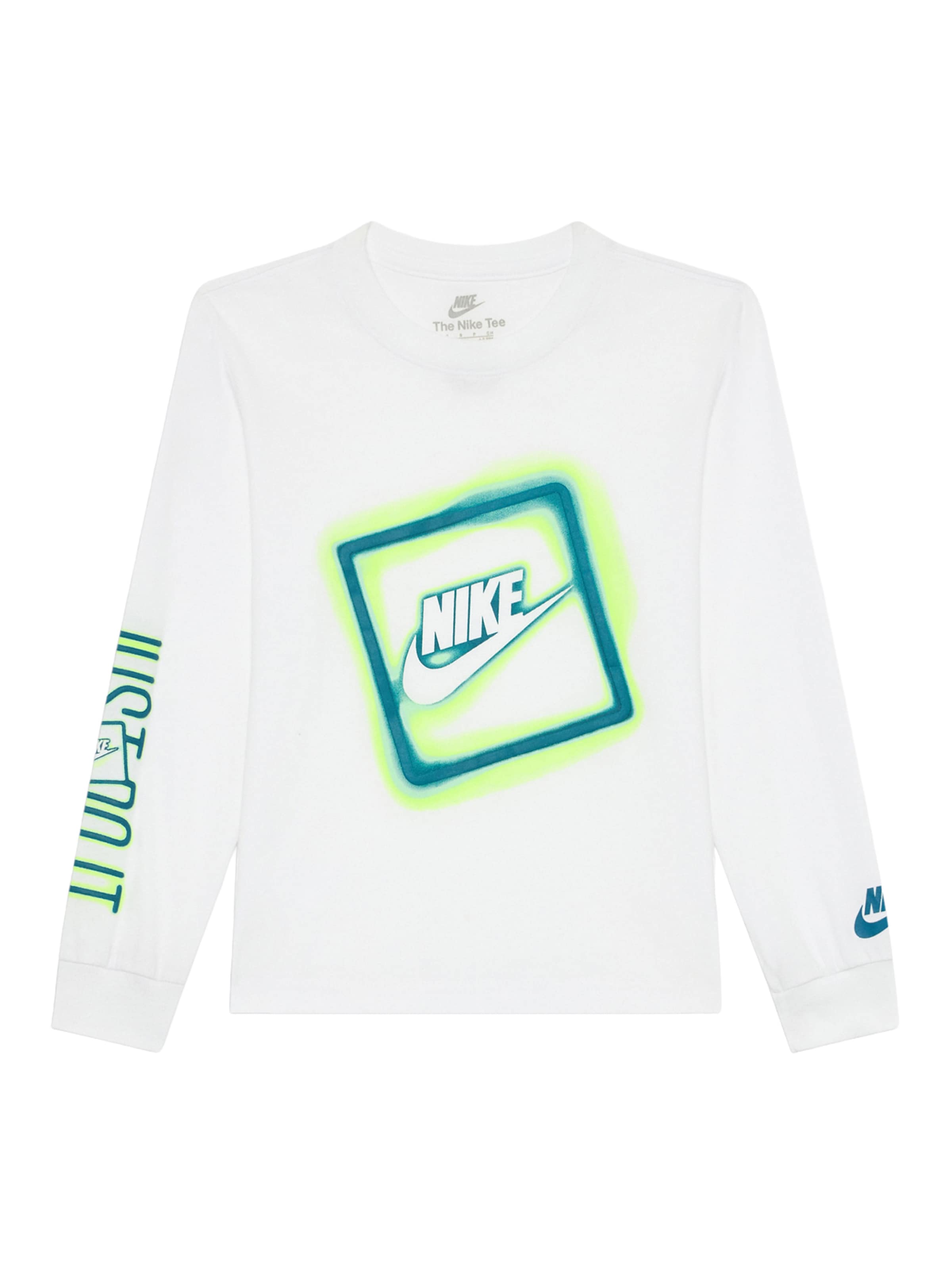 Nike Sportswear Лонгслив 'NEON BOX FUTURA' в белом цвете
Nike Sportswear Лонгслив 'NEON BOX FUTURA' в белом цвете