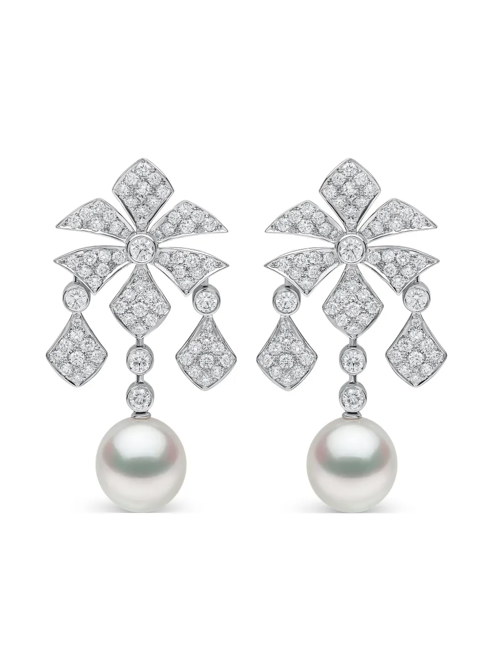 Серьги из 18-каратного белого золота с южноморским жемчугом и бриллиантами Yoko London, серебяный
Серьги из 18-каратного белого золота с южноморским жемчугом и бриллиантами Yoko London, серебяный