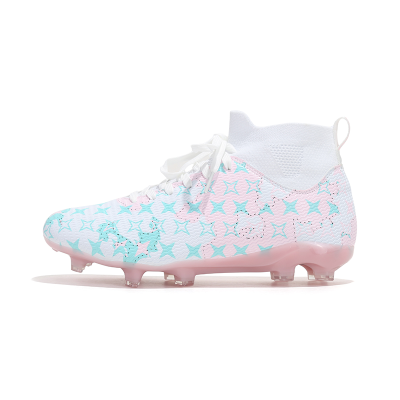 Jifffly Амортизирующие легкие противоскользящие футбольные бутсы унисекс Nebula Pink, цвет Pink White
Jifffly Амортизирующие легкие противоскользящие футбольные бутсы унисекс Nebula Pink, цвет Pink White