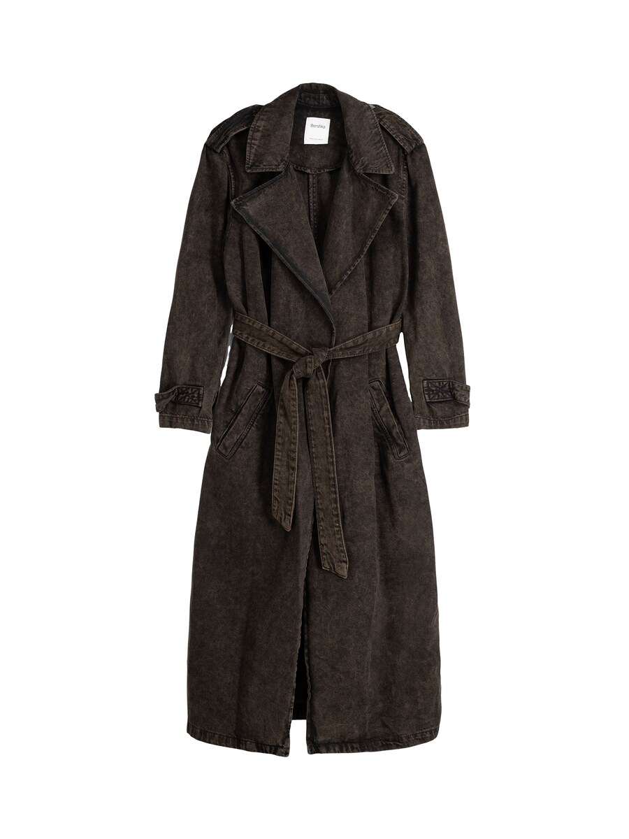 Межсезонное пальто Bershka, темно-коричневый
Межсезонное пальто Bershka, темно-коричневый