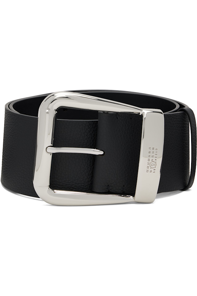 Кожаный пояс Mm6 Maison Margiela, черный
Кожаный пояс Mm6 Maison Margiela, черный