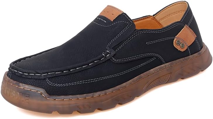 Мужские повседневные мокасины Asifn, нескользящие, для улицы, легкие ходовые туфли, кожа, удобные и водительские туфли, черный
Мужские повседневные мокасины Asifn, нескользящие, для улицы, легкие ходовые туфли, кожа, удобные и водительские туфли, черный