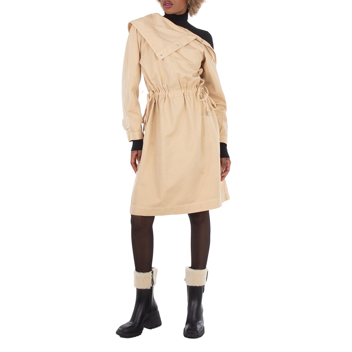 Барберри Студ-Деталь Сложенный Миди Платье Burberry, Flax
Барберри Студ-Деталь Сложенный Миди Платье Burberry, Flax