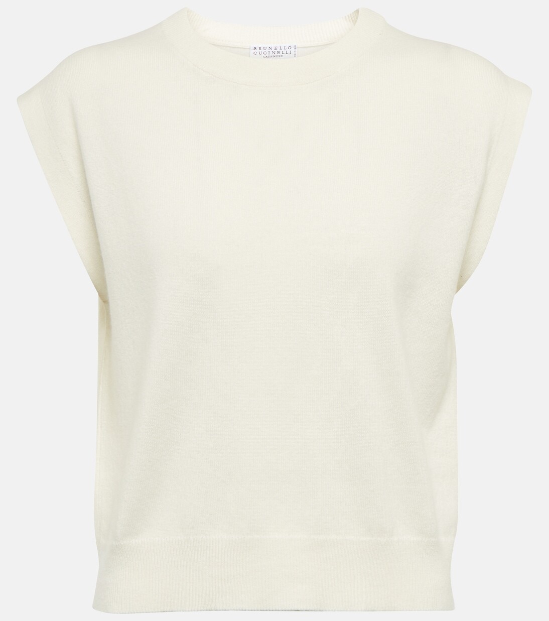 Жилет-свитер из кашемира Brunello Cucinelli, белый
Жилет-свитер из кашемира Brunello Cucinelli, белый