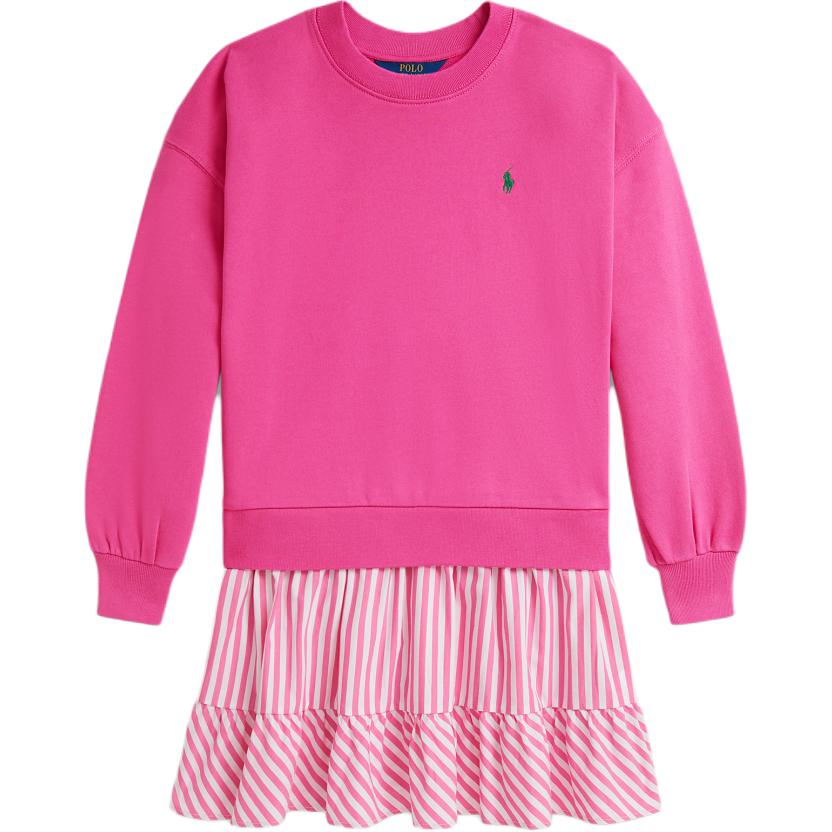 Детское платье с круглым вырезом, умеренно короткое Polo Ralph Lauren, preppy розовый
Детское платье с круглым вырезом, умеренно короткое Polo Ralph Lauren, preppy розовый
