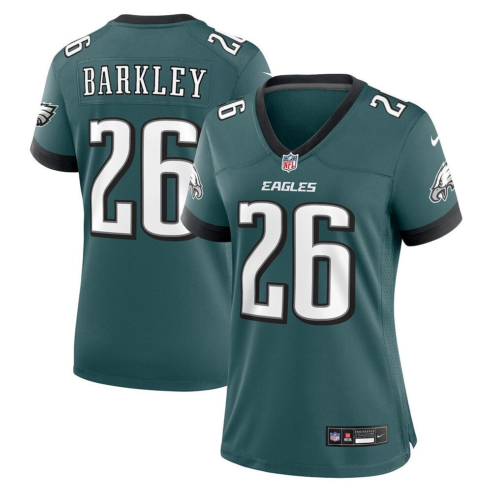 Женское джерси Nike Saquon Barkley Midnight Green Philadelphia Eagles Game Player, цвет Eag Green
Женское джерси Nike Saquon Barkley Midnight Green Philadelphia Eagles Game Player, цвет Eag Green