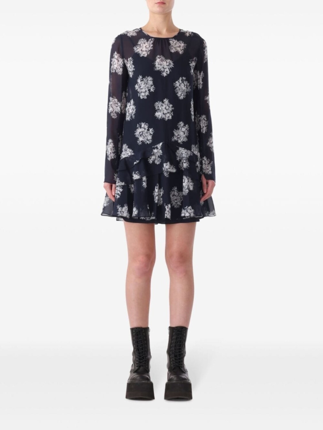 Мини-платье Jason Wu с оборками, синий
Мини-платье Jason Wu с оборками, синий