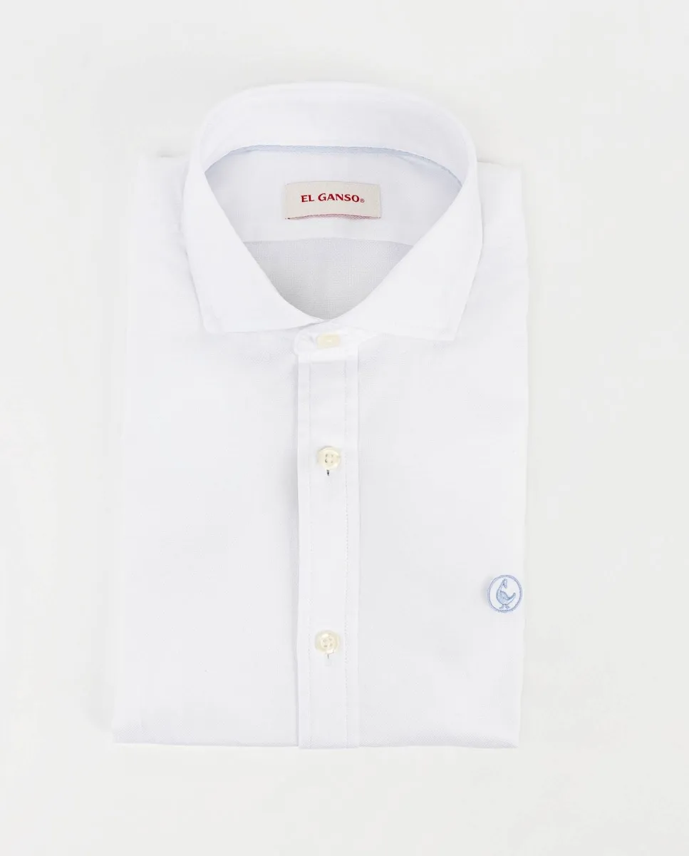 Мужская рубашка классическая из ткани Royal Oxford El Ganso, белый
Мужская рубашка классическая из ткани Royal Oxford El Ganso, белый