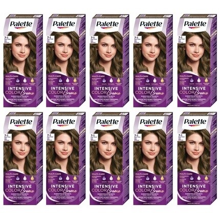 Палитра Intensiv Color Creme 7-1 Ash Medium Brown — упаковка из 10 шт., Schwarzkopf
Палитра Intensiv Color Creme 7-1 Ash Medium Brown — упаковка из 10 шт., Schwarzkopf