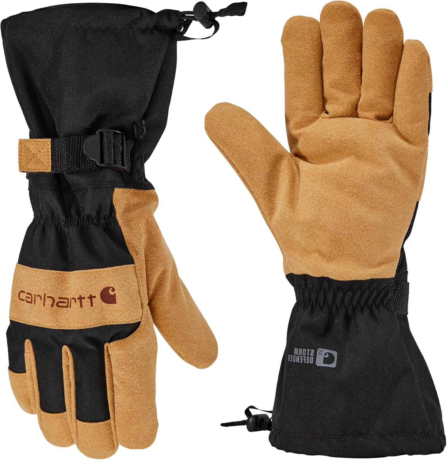 Перчатки Carhartt Men's GL0841M Storm Defender Insulated Synthetic Suede Gaun, Black/Barley
Перчатки Carhartt Men's GL0841M Storm Defender Insulated Synthetic Suede Gaun, Black/Barley
