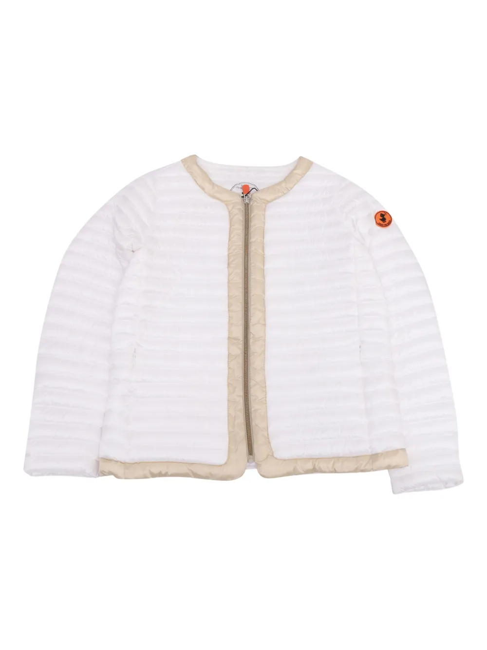 Стеганая куртка с нашивкой-логотипом Save The Duck Kids, белый
Стеганая куртка с нашивкой-логотипом Save The Duck Kids, белый