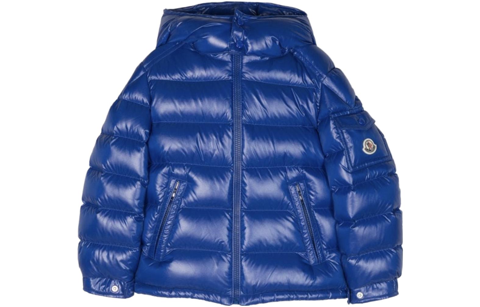 Детская пуховая куртка Moncler, синяя
Детская пуховая куртка Moncler, синяя