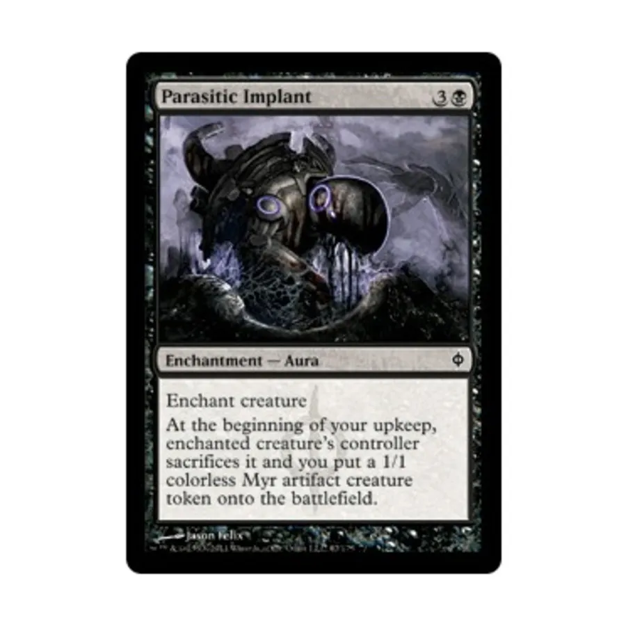 CCG Паразитарный имплантат (C), MTG - New Phyrexia
CCG Паразитарный имплантат (C), MTG - New Phyrexia