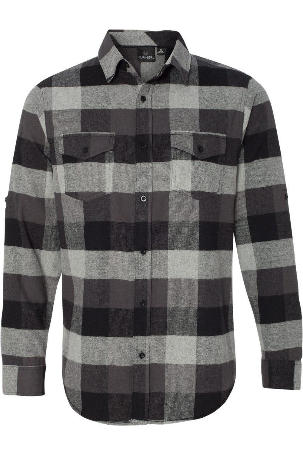 Рубашка из фланели Burnside Yarn-Dyed с длинным рукавом, черный/серый
Рубашка из фланели Burnside Yarn-Dyed с длинным рукавом, черный/серый