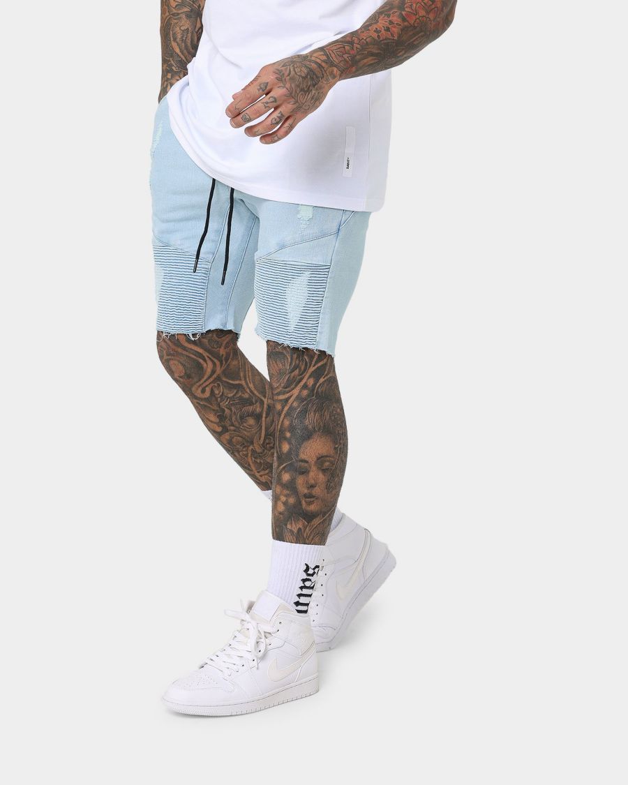 Мужские рваные велосипедные шорты United SAINT MORTA, Light blue
Мужские рваные велосипедные шорты United SAINT MORTA, Light blue