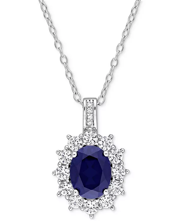 Ожерелье с подвеской-галочкой 18 дюймов из стерлингового серебра с драгоценными камнями и бриллиантами Macy'S, blue
Ожерелье с подвеской-галочкой 18 дюймов из стерлингового серебра с драгоценными камнями и бриллиантами Macy'S, blue
