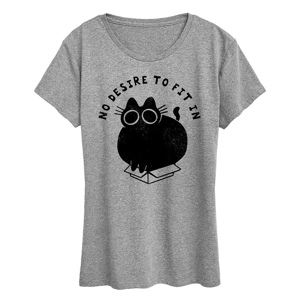 Женская футболка No Desire, вписывающаяся в футболку с рисунком, цвет Heather Gray
Женская футболка No Desire, вписывающаяся в футболку с рисунком, цвет Heather Gray