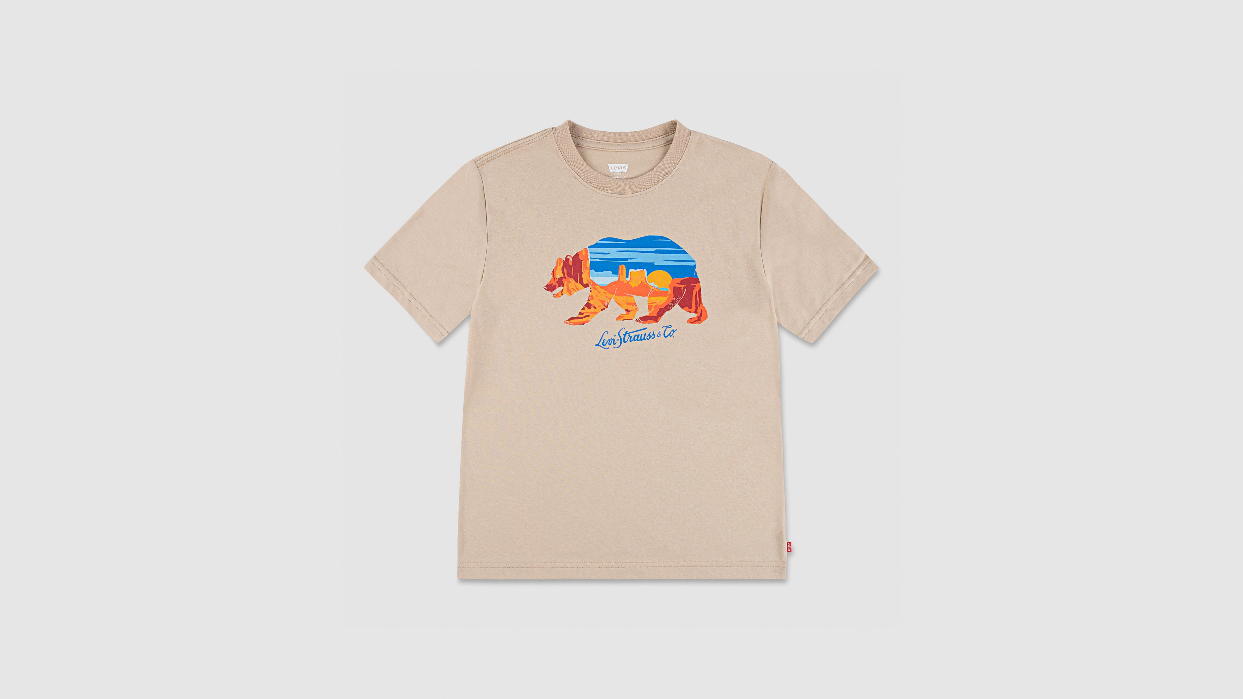Футболка Scenic Bear для больших мальчиков S-xl Levi's, White Pepper - Beige
Футболка Scenic Bear для больших мальчиков S-xl Levi's, White Pepper - Beige