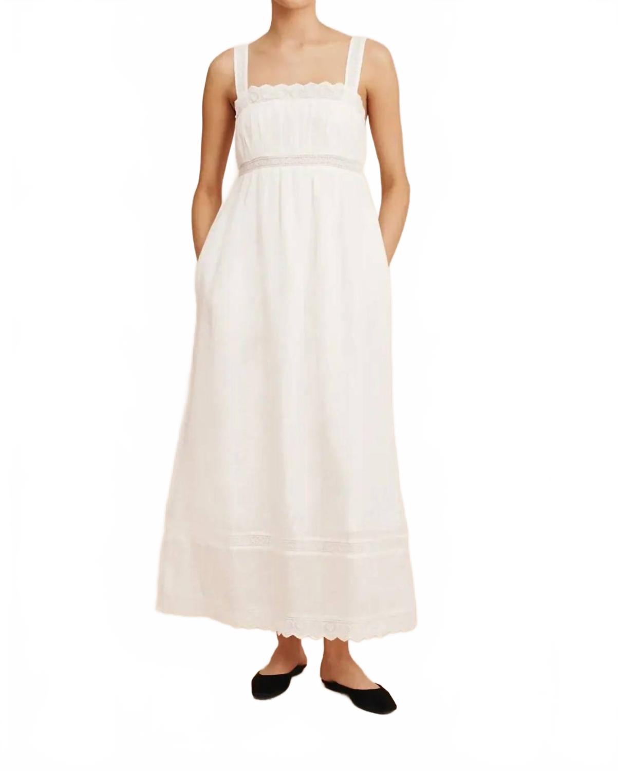 Платье макси Grace Shift в белом POSSE
Платье макси Grace Shift в белом POSSE