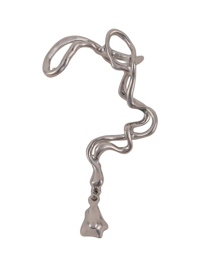 Женские серьги-каффы Tangle-Drop - серебристый металлик SOHI, Silver
Женские серьги-каффы Tangle-Drop - серебристый металлик SOHI, Silver