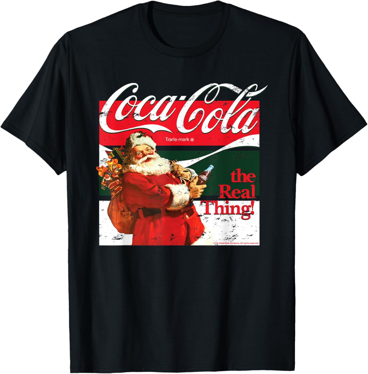 Рождественская футболка Coca-Cola The Real Thing, черная
Рождественская футболка Coca-Cola The Real Thing, черная