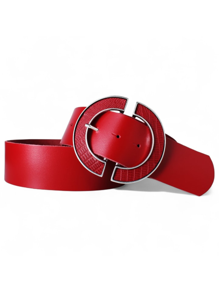 FRONHOFER Женский пояс из крокодиловой кожи красного цвета
FRONHOFER Женский пояс из крокодиловой кожи красного цвета