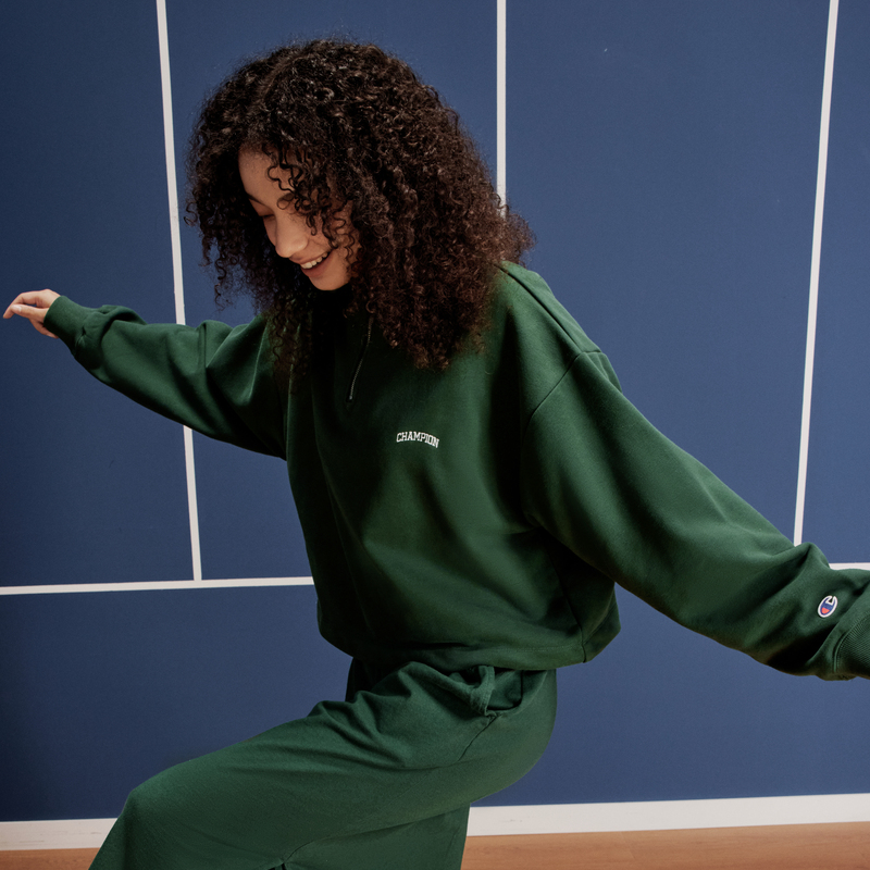 Свитшот Japan Version женский Champion, темно-зеленый
Свитшот Japan Version женский Champion, темно-зеленый