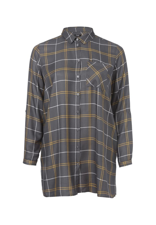 Длинная блузка модная длинная блузка с клетчатым узором по всей поверхности. Frapp, мультиколор
Длинная блузка модная длинная блузка с клетчатым узором по всей поверхности. Frapp, мультиколор